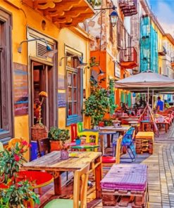 Nafplio City Paint By Numbers