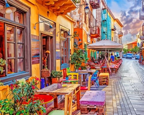 Nafplio City Paint By Numbers