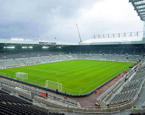 Newcastle United Football Stadium Paint By Numbers