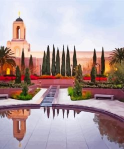 Newport Beach Temple Paint By Numbers