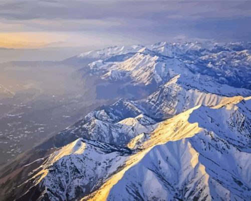 Oquirrh Mountains Paint By Numbers