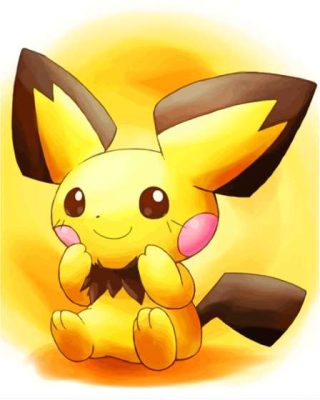 Pichu Pikachu Paint By Numbers