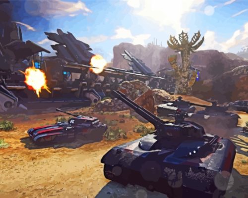 PlanetSide 2 Game Paint By Numbers