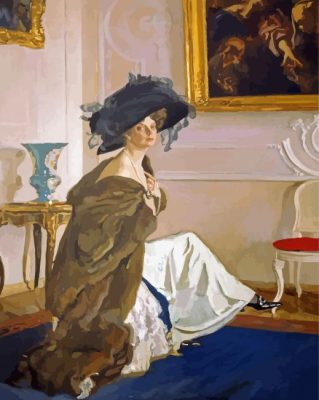 Princess Olga Portrait Serov Paint By Numbers