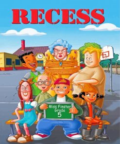 Recess Poster Paint By Numbers