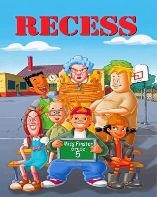 Recess Poster Paint By Numbers