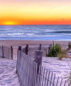 Rehoboth Beach Landscape Paint By Numbers