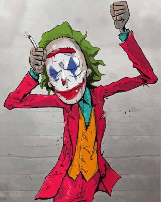 Rick And Morty Joker Dancing Paint By Numbers