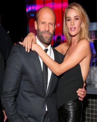 Rosie Huntington And Jason Statham Paint By Numbers