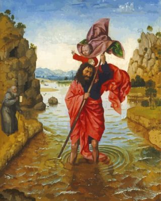 Saint Christopher of Lycia Paint By Numbers