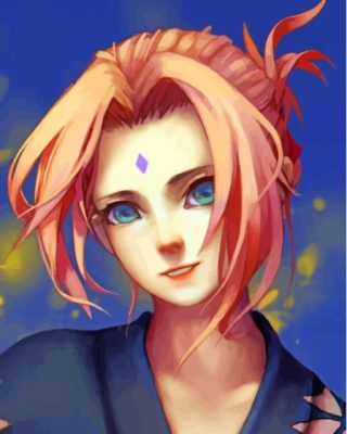 Sakura Haruno Naruto Paint By Numbers