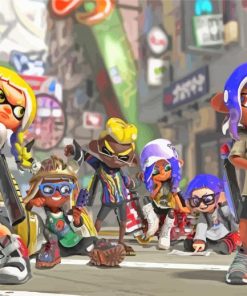 Splatoon 3 Characters Paint By Numbers