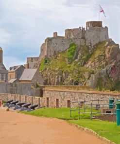 St Helier Castle Paint By Numbers