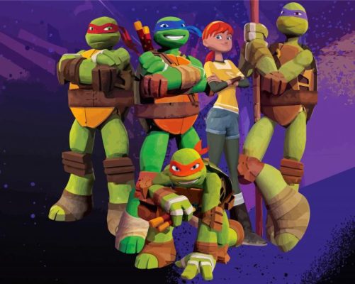 Teenage Mutant Ninja Turtles Paint By Numbers