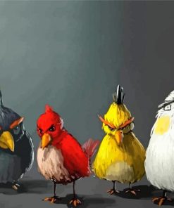 The Angry Birds Paint By Numbers