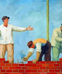 The Brick Workers Paint By Numbers