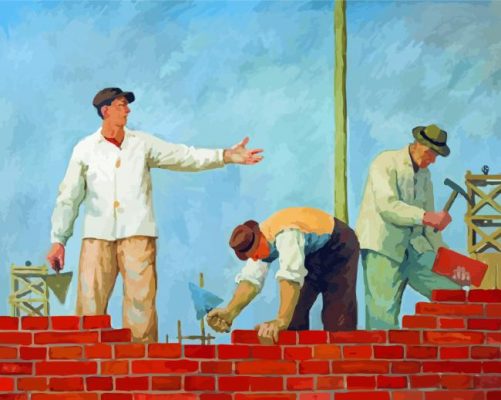 The Brick Workers Paint By Numbers