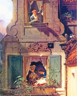 The Intercepted Love Letter Carl Spitzweg Paint By Numbers