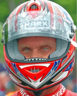 The Racer Carl Fogarty Paint By Numbers