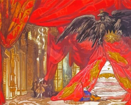 The Sleeping Beauty By Leon Bakst Paint By Numbers