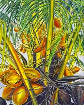 The Coconut Tree Paint By Numbers