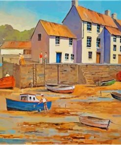 The Cornwall Boats Art Paint By Numbers
