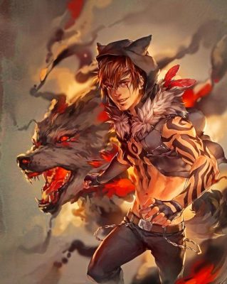 The Wolf Boy Paint By Numbers