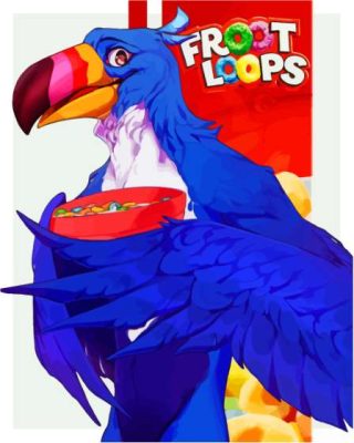 Toucan Sam Bird Art Paint By Numbers