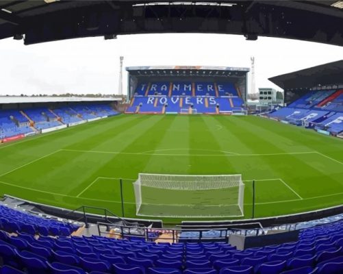 Tranmere Rovers Stadium Paint By Numbers