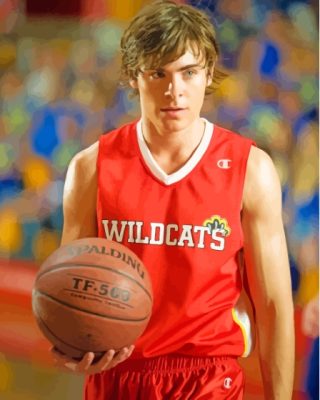 The Troy Bolton Paint By Numbers