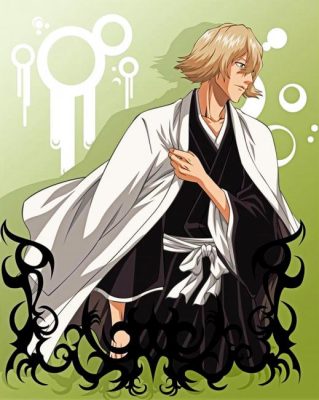 Kisuke Urahara Bleach Paint By Numbers