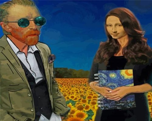 Van Gogh And Mona Lisa Paint By Numbers