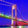 Verrazzano Narrows Bridge Sunset Time Paint By Numbers
