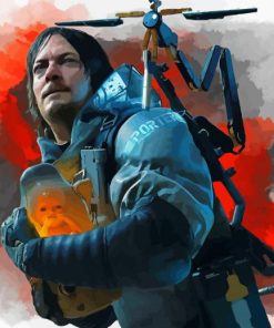 Video Game Death Stranding Fragile Paint By Numbers