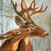 Wild Deer Couple Paint By Numbers