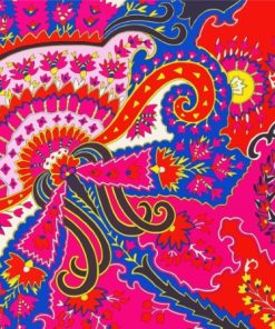 Abstract Paisley Paint By Numbers