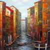 Abstract Venice Landscape House Paint By Numbers