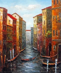 Abstract Venice Landscape House Paint By Numbers