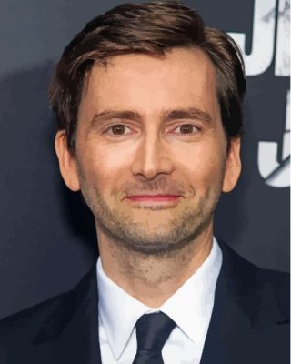 Actor David Tennant Paint By Numbers