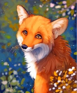 Adorable Fox Paint By Numbers