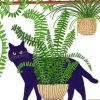 Aesthetic Cat And Plant Paint By Numbers