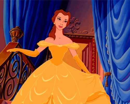 Aesthetic Disney Belle Paint By Numbers