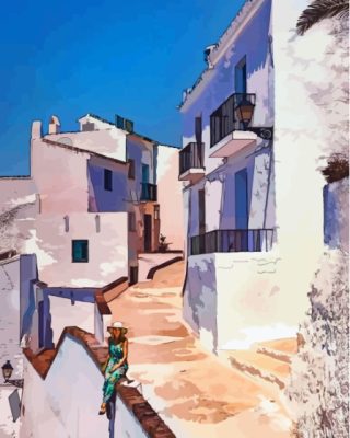 Aesthetic Frigiliana Paint By Numbers