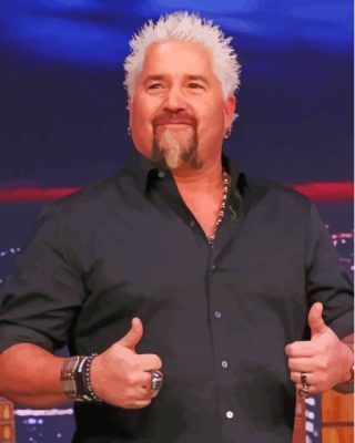 Aesthetic Guy Fieri Paint By Numbers