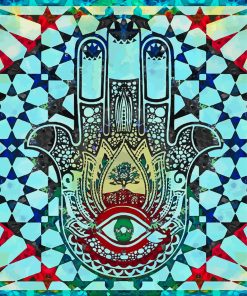 Aesthetic Hamsa Hand Paint By Numbers