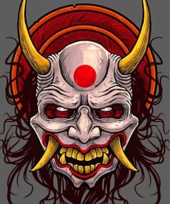 Aesthetic Japanese Oni Paint By Numbers