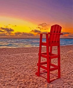 Aesthetic Lifeguard Stand Paint By Numbers