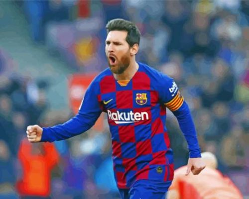 Messi Barcelona Paint By Numbers