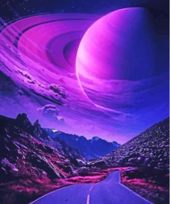 Aesthetic Planet Road Paint By Numbers