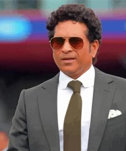 Aesthetic Sachin Tendulkar Paint By Numbers